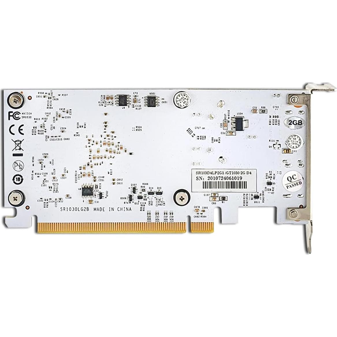 Tarjeta Gráfica SRhonyra GT 1030 4GB HDMI Bajo Perfil