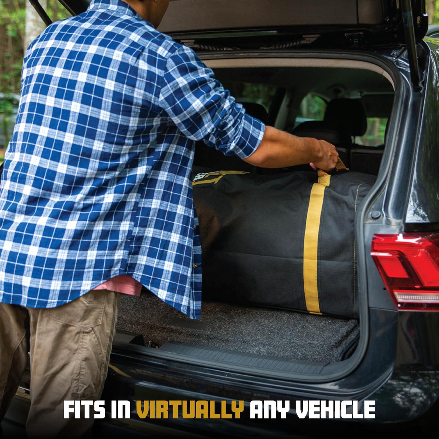 Carpa Plegable Compact Shelter 10x10m Negra - Alta Resistencia