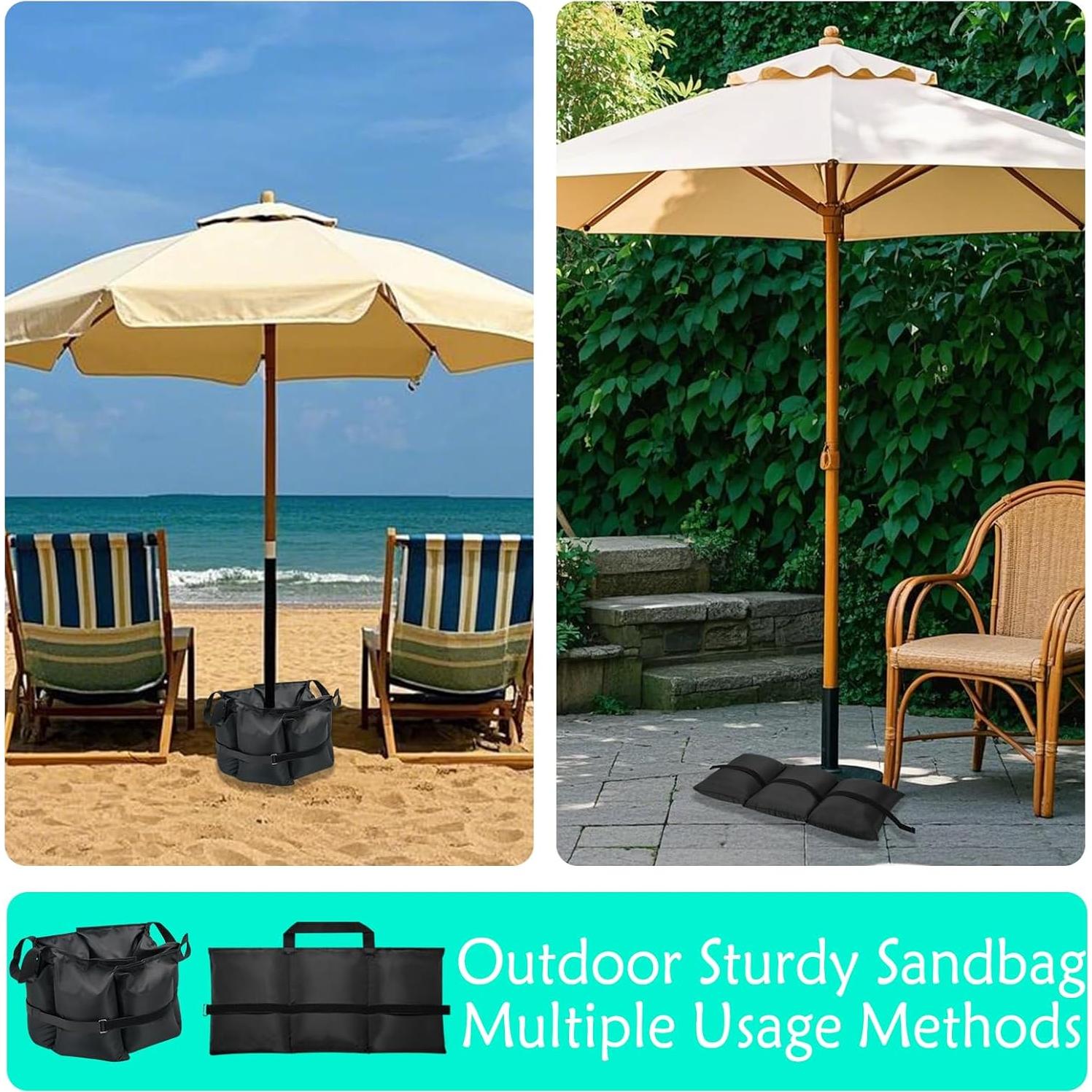 Bolsas de Arena HAZBEN para Carpa Pop Up - 4 Unidades 14kg