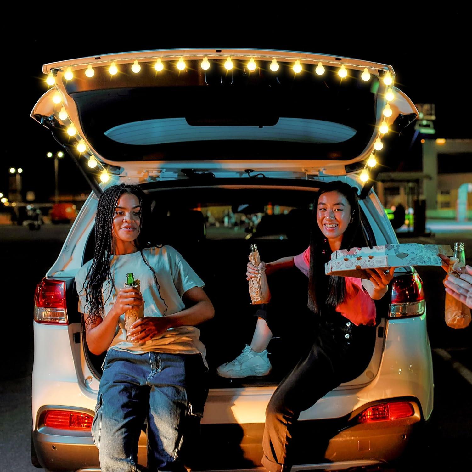 Luces de Carpa LED Hohean 12m 80 LEDs Batería 8 Modos