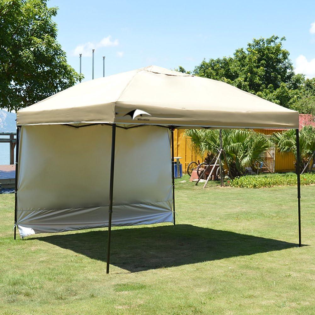 Pop up 10x10 Canopy Tent SideWall UPF50+ Waterproof, Grey, 10x10ft