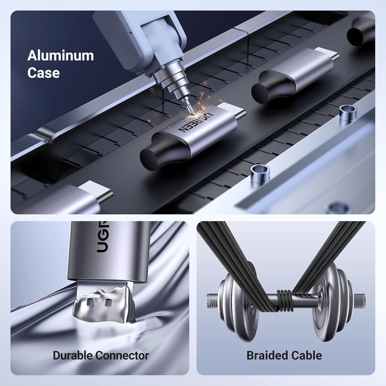 Tarjeta de Captura UGREEN 2K@30Hz USB-C a USB-A/C 100W