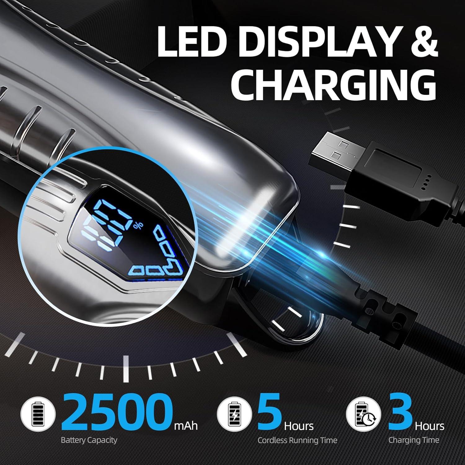 Cortadora de Cabello Inalámbrica Chicclly 5H con Accesorios