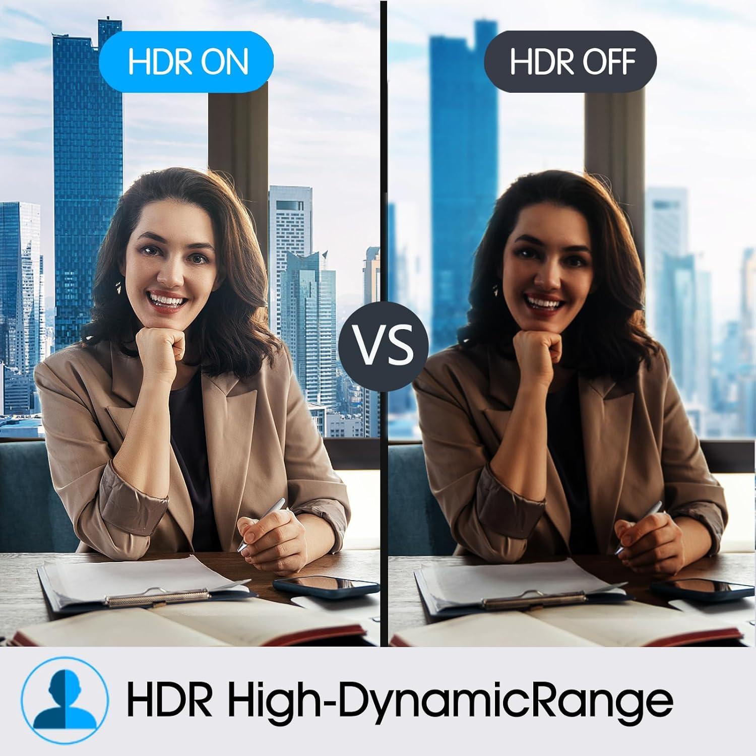 Cámara Web 4K Angetube 913 con Seguimiento AI y Zoom 10X