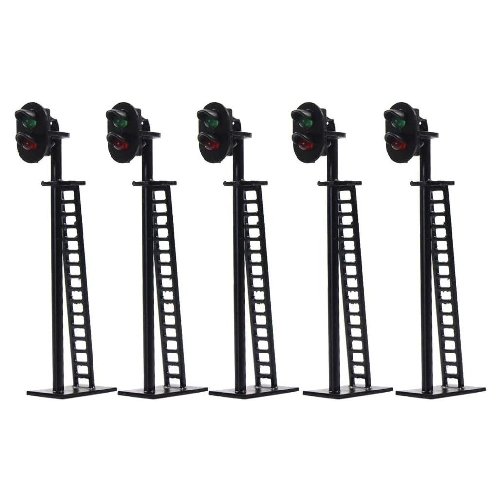 Señal de Bloque de Ferrocarril Evemodel 5pcs LED 6.4cm