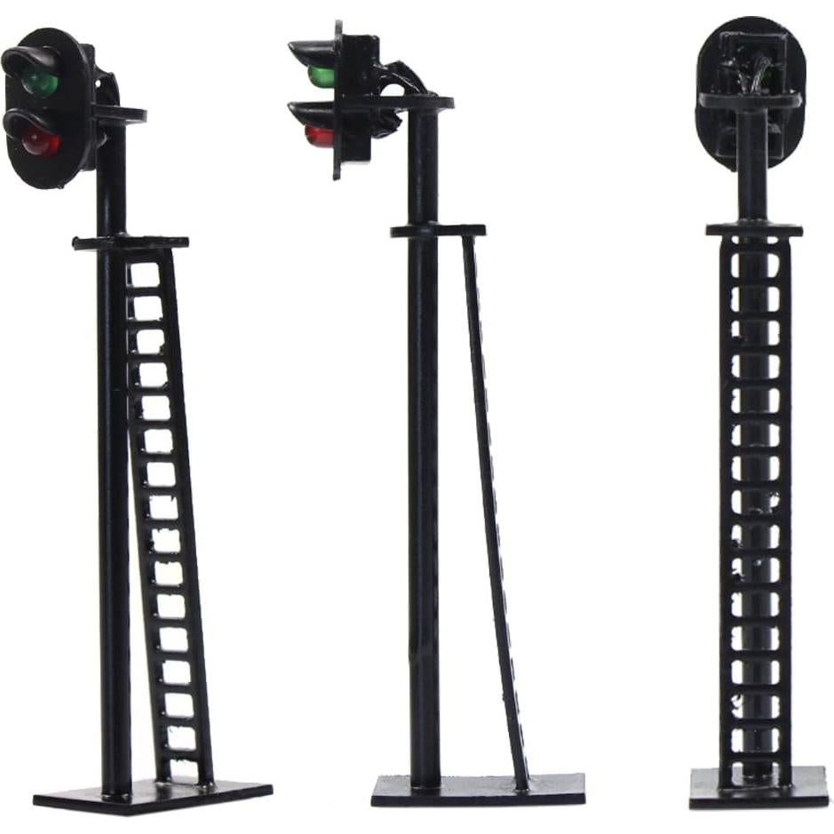 Señal de Bloque de Ferrocarril Evemodel 5pcs LED 6.4cm