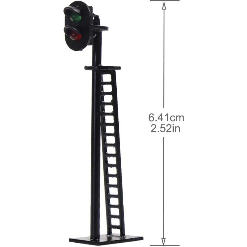 Señal de Bloque de Ferrocarril Evemodel 5pcs LED 6.4cm