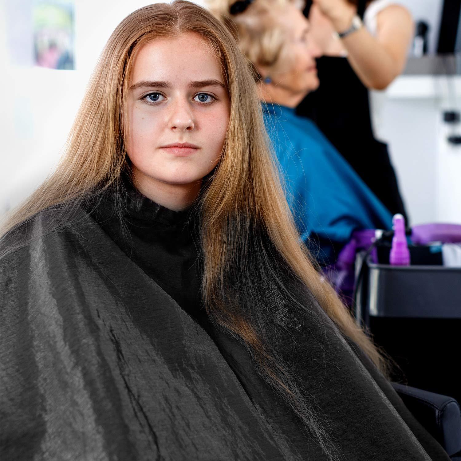 Juego de 6 Capas de Barbero SATINIOR con Cepillo y Peines