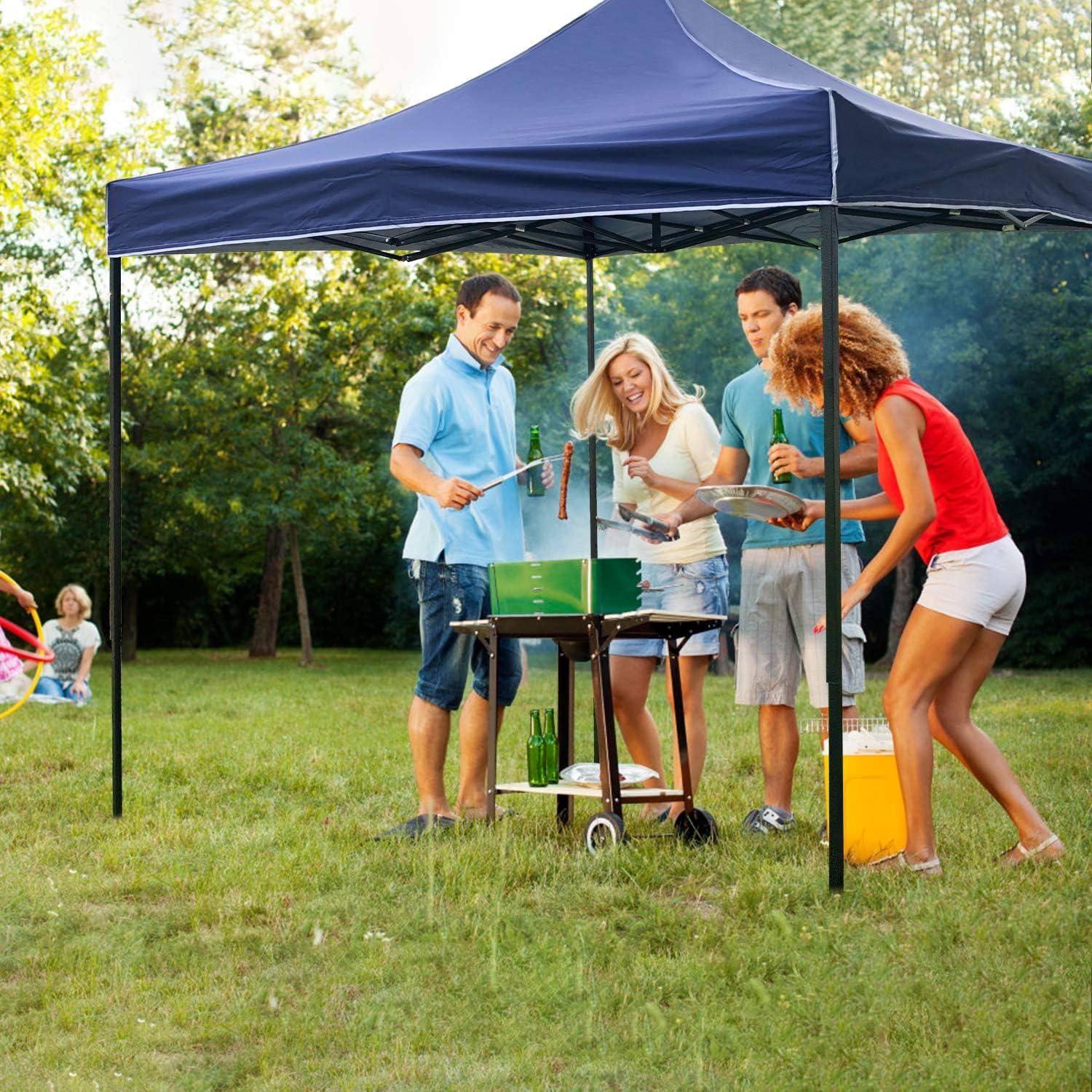 Carpa Pop Up 10x10 FDW Azul Plegable Impermeable para Fiesta