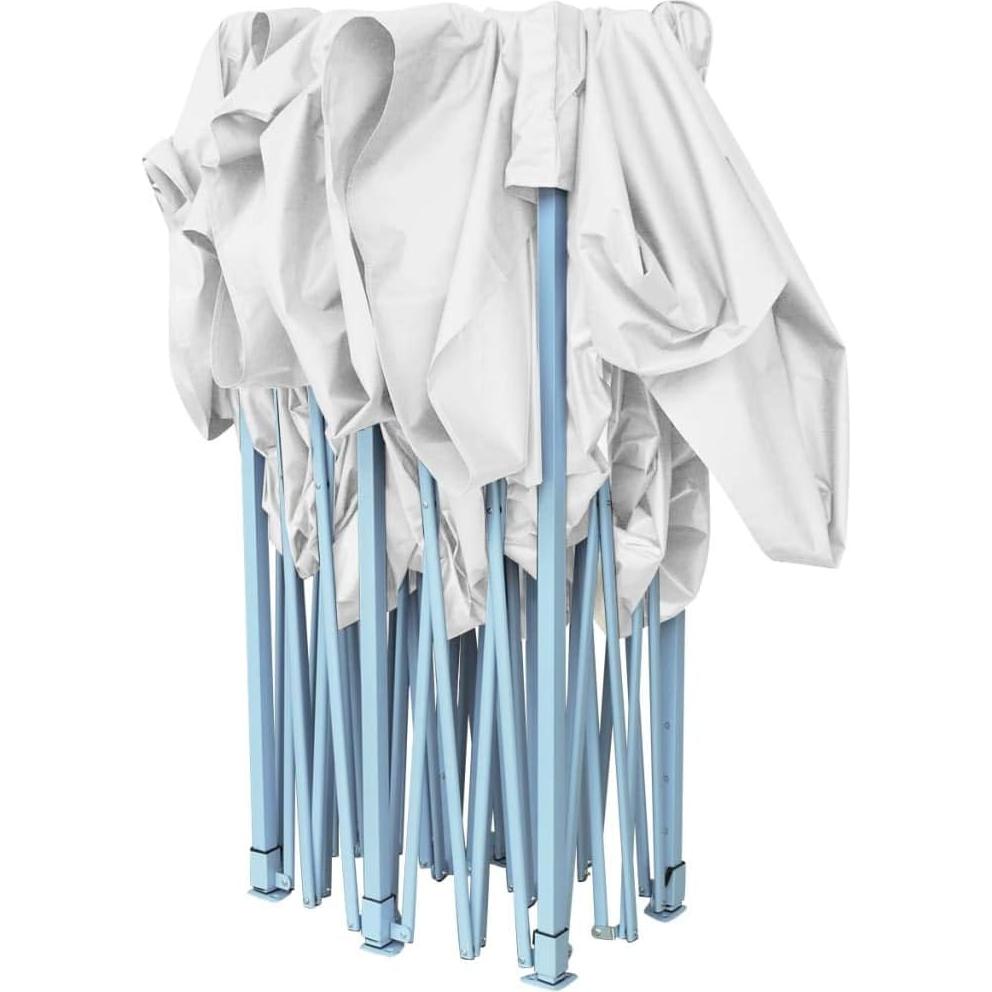 Canopies & Gazebos Professional Folding Party Tent 9.8'x19.7' Steel White,Versatile Outdoor Party Tent for Events, Camping, and Festivals