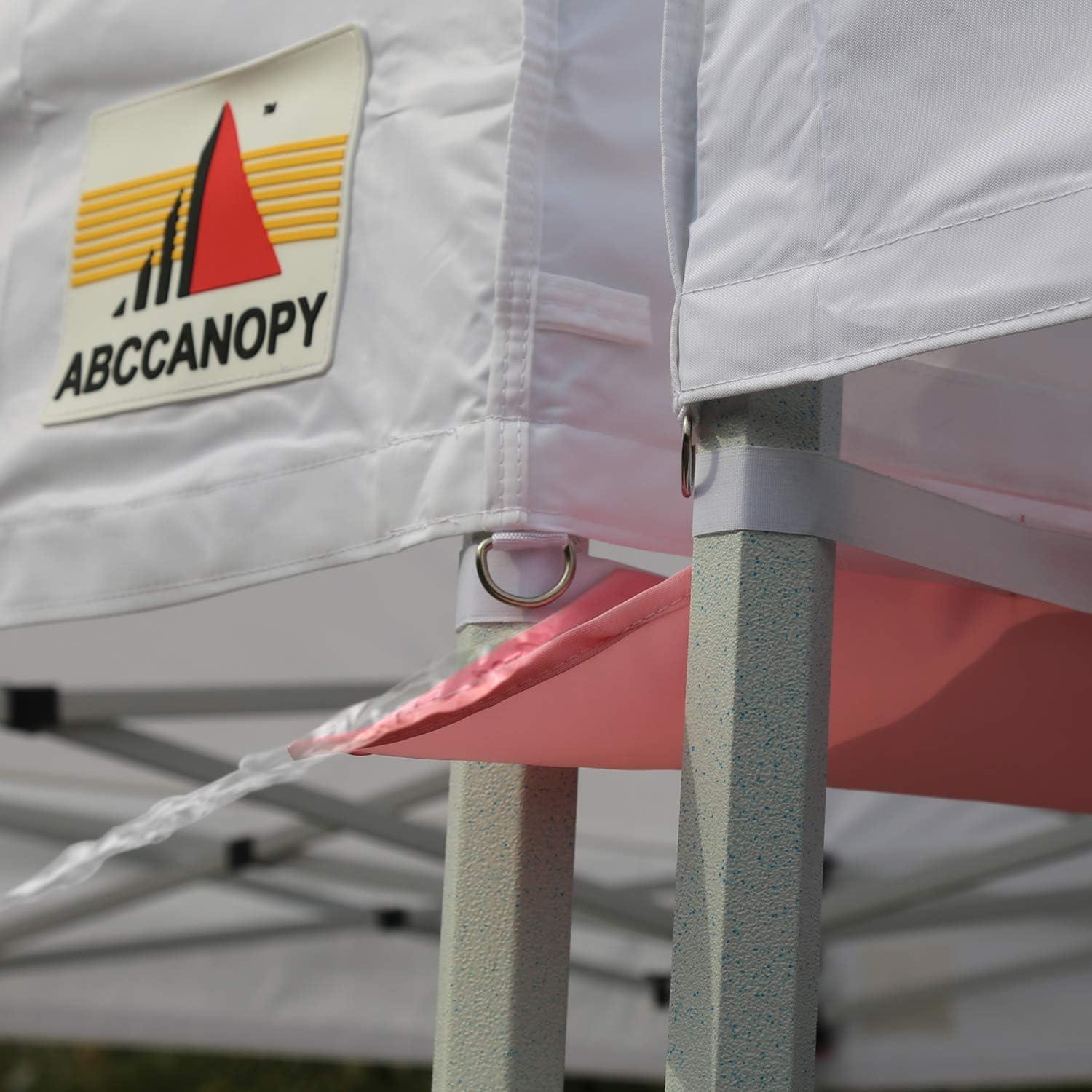 Canalón de Lluvia ABCCANOPY 10FT para Carpa Plegable Rosa