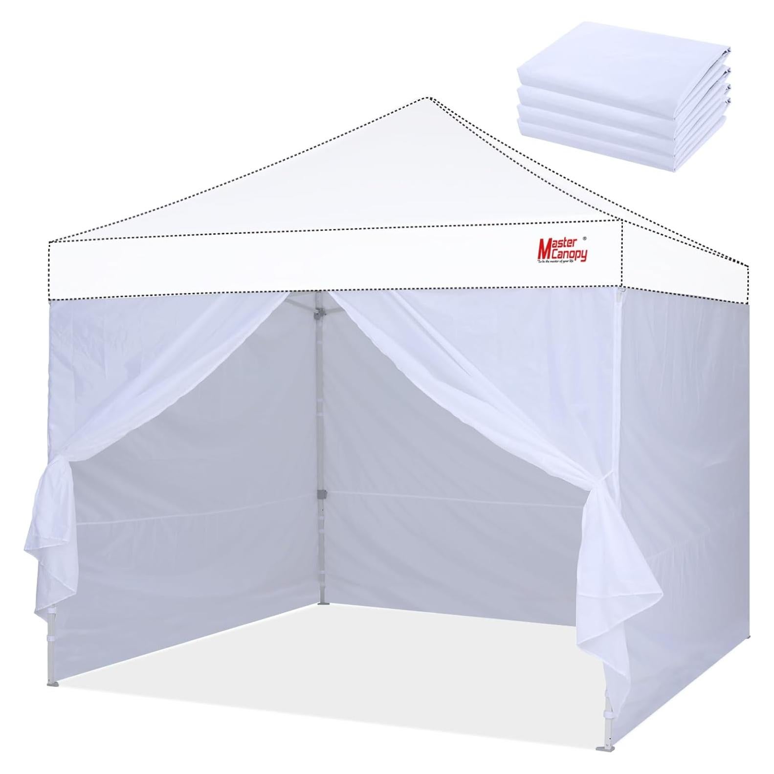 Kit de Paredes Laterales MASTERCANOPY para Carpa 3.05m Blanco