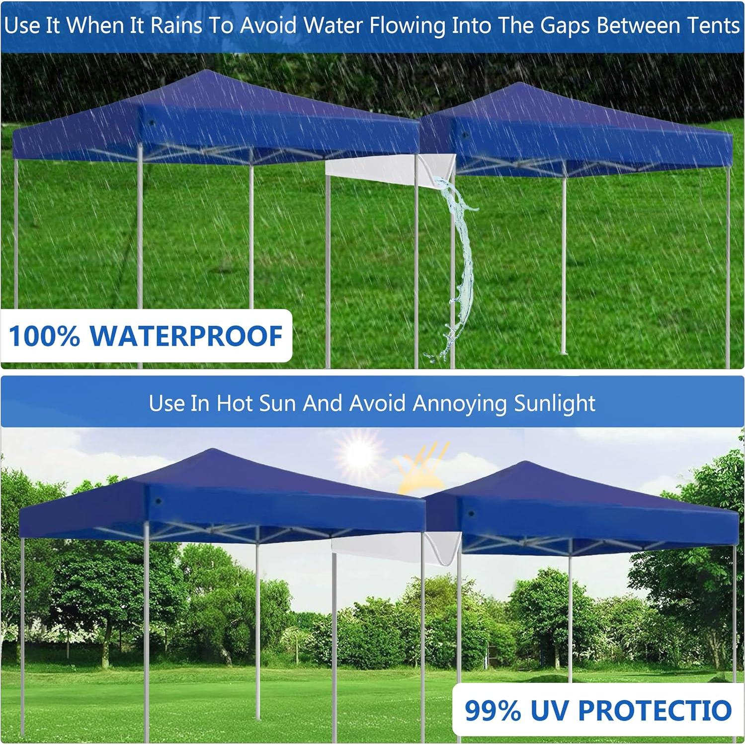 Canalón de Lluvia 3x3m SiKiWagz con Correas Velcro - Impermeable