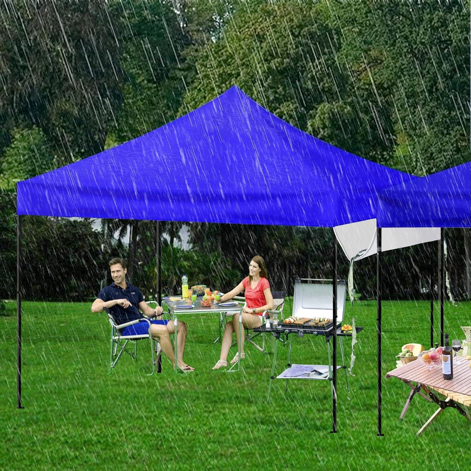 Canalón de Lluvia 3x3m SiKiWagz con Correas Velcro - Impermeable