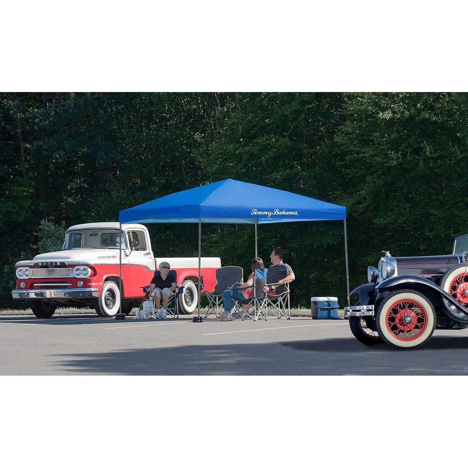 Toldo pop-up Tommy Bahama 3.05x3.05m con bolsa y picos