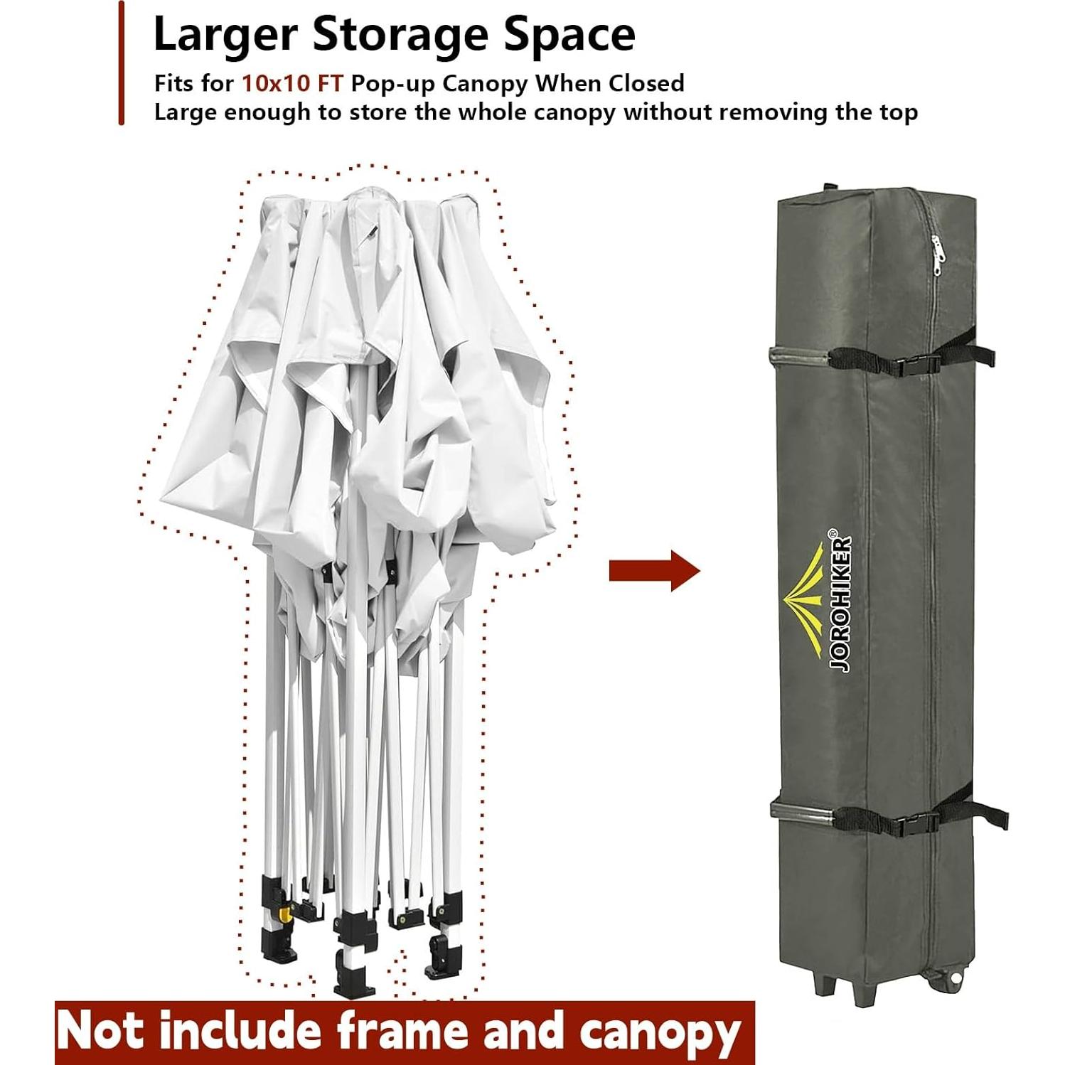 Bolsa de Transporte con Ruedas Jorohiker para Carpa 10x10