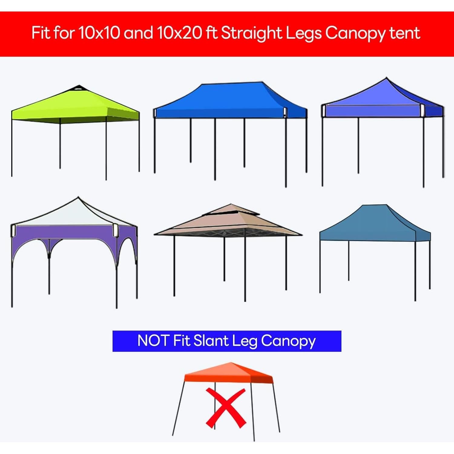 Pared Lateral 300D KaKuEike para Carpa 10x10 Negra Impermeable