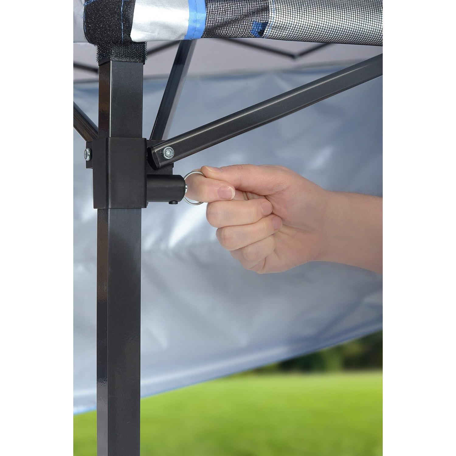 Toldo Plegable Quik Shade Go Hybrid 3.34 m 7x7 Pies Carbono