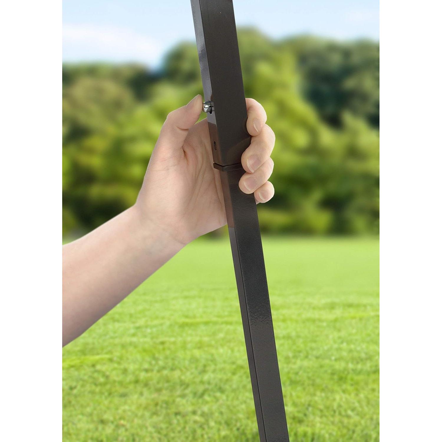 Toldo Plegable Quik Shade Go Hybrid 3.34 m 7x7 Pies Carbono