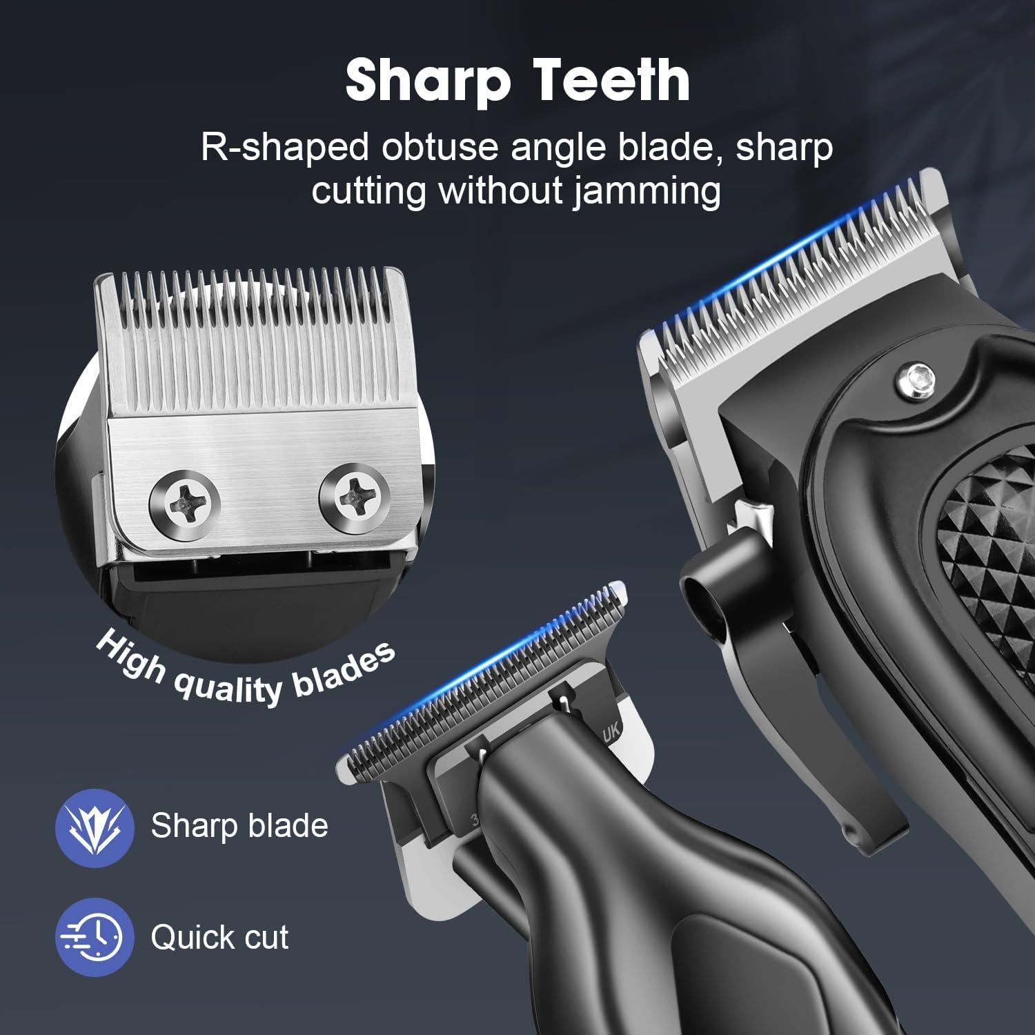 Cortadora de Cabello HIENA PRO Inalámbrica con Peines Ajustables