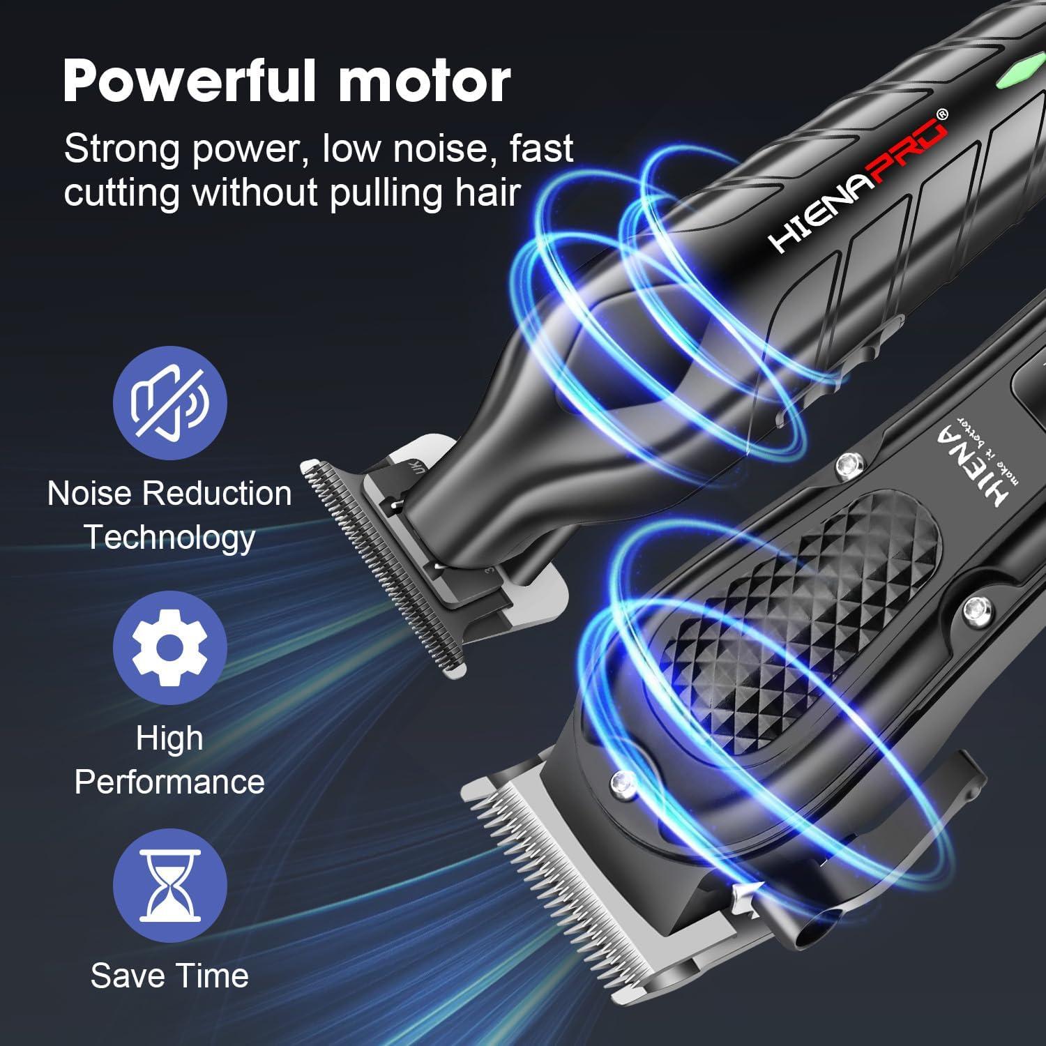 Cortadora de Cabello HIENA PRO Inalámbrica con Peines Ajustables