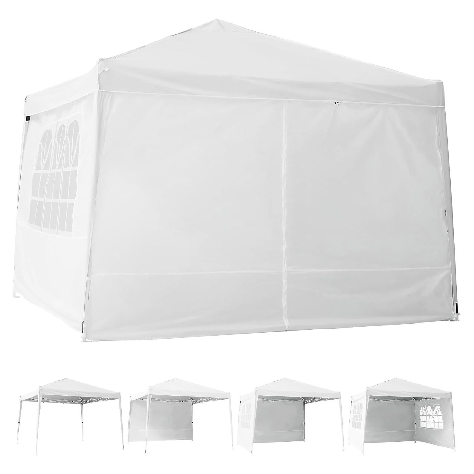 Carpa Plegable Elevon 3x3m con Paredes Laterales y Accesorios
