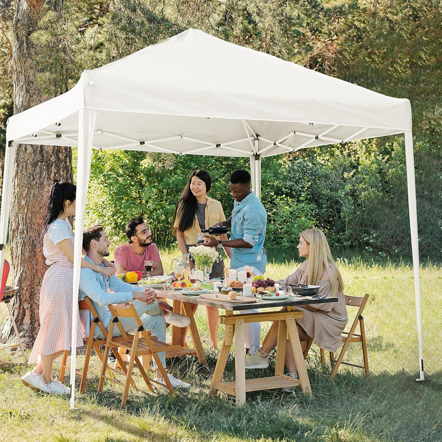 Carpa Plegable Elevon 3x3m con Paredes Laterales y Accesorios