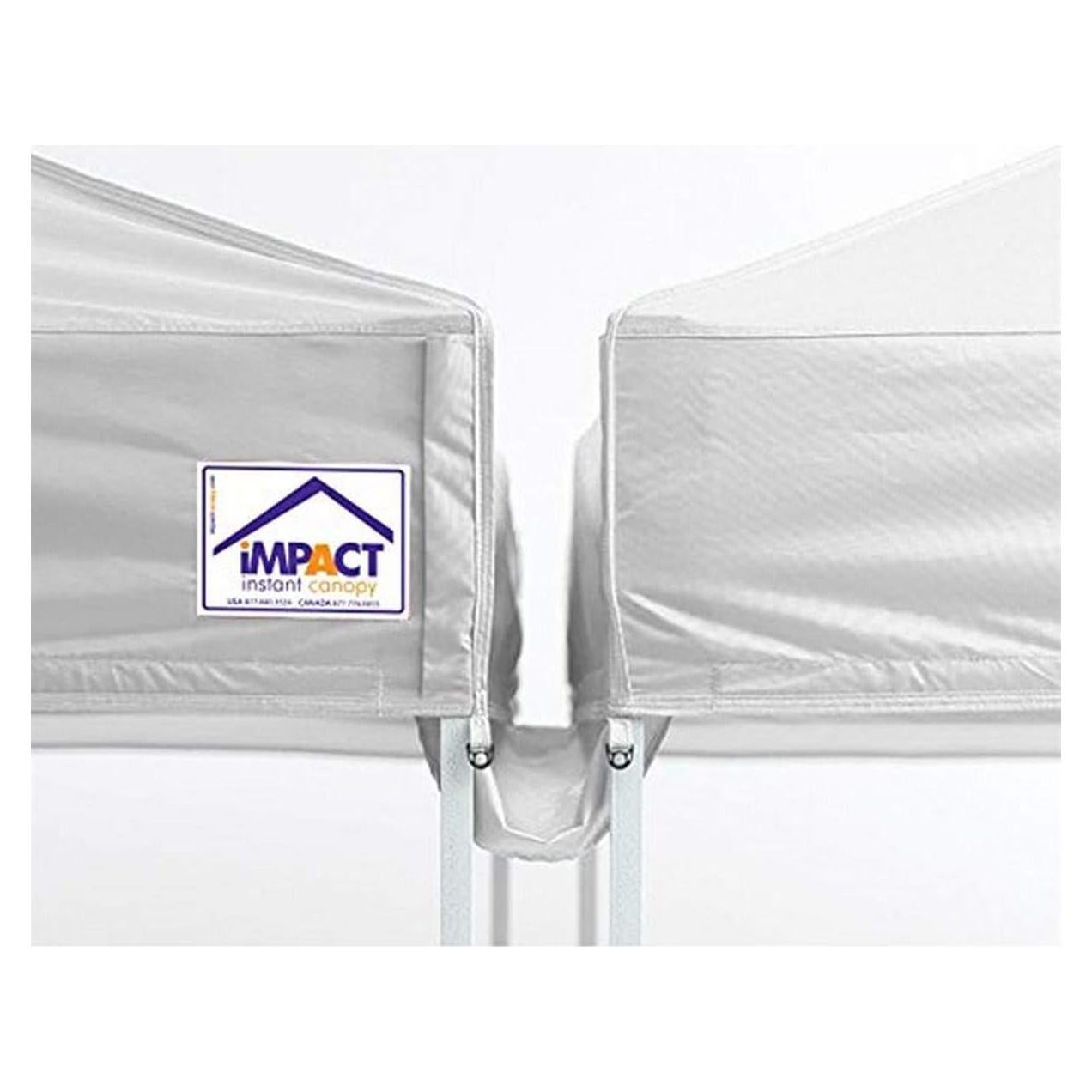 Impact Canopy 10-Foot Canopy Tent Rain Gutter, White