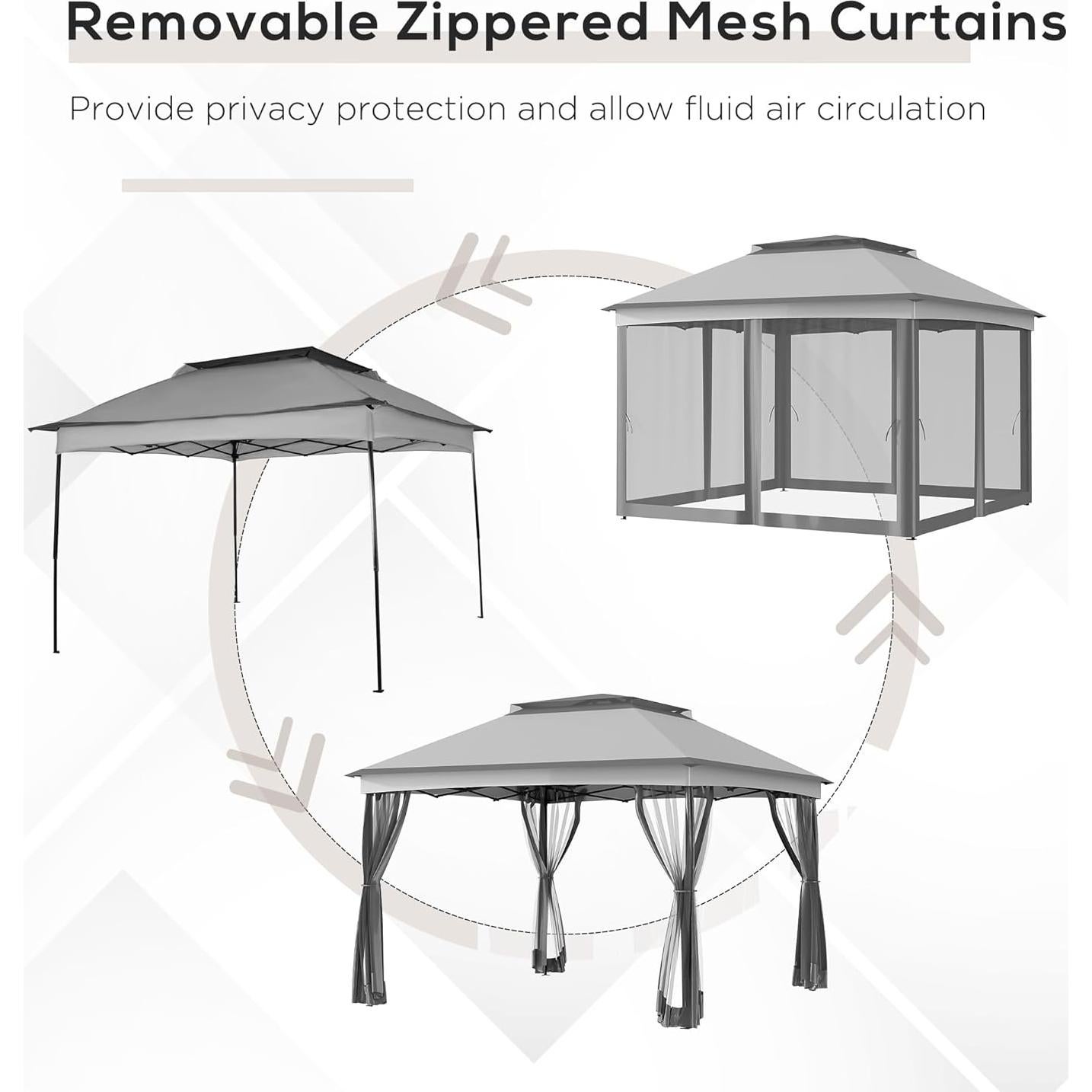 Carpa Plegable Havemies 3x3m con Paredes de Malla y Bolsa