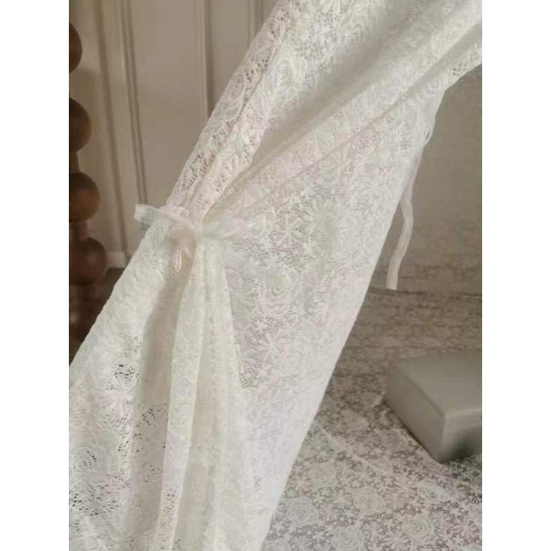 Tienda Teepee Grande ABULU de Encaje Blanco 220 cm para Adultos