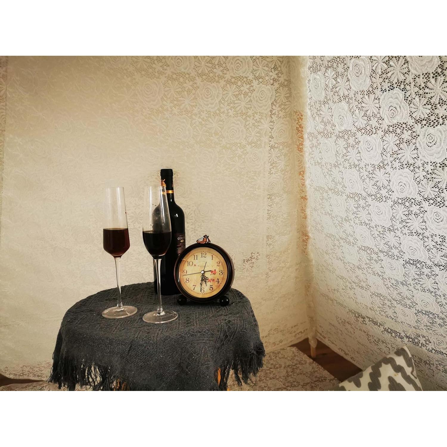 Tienda Teepee Grande ABULU de Encaje Blanco 220 cm para Adultos