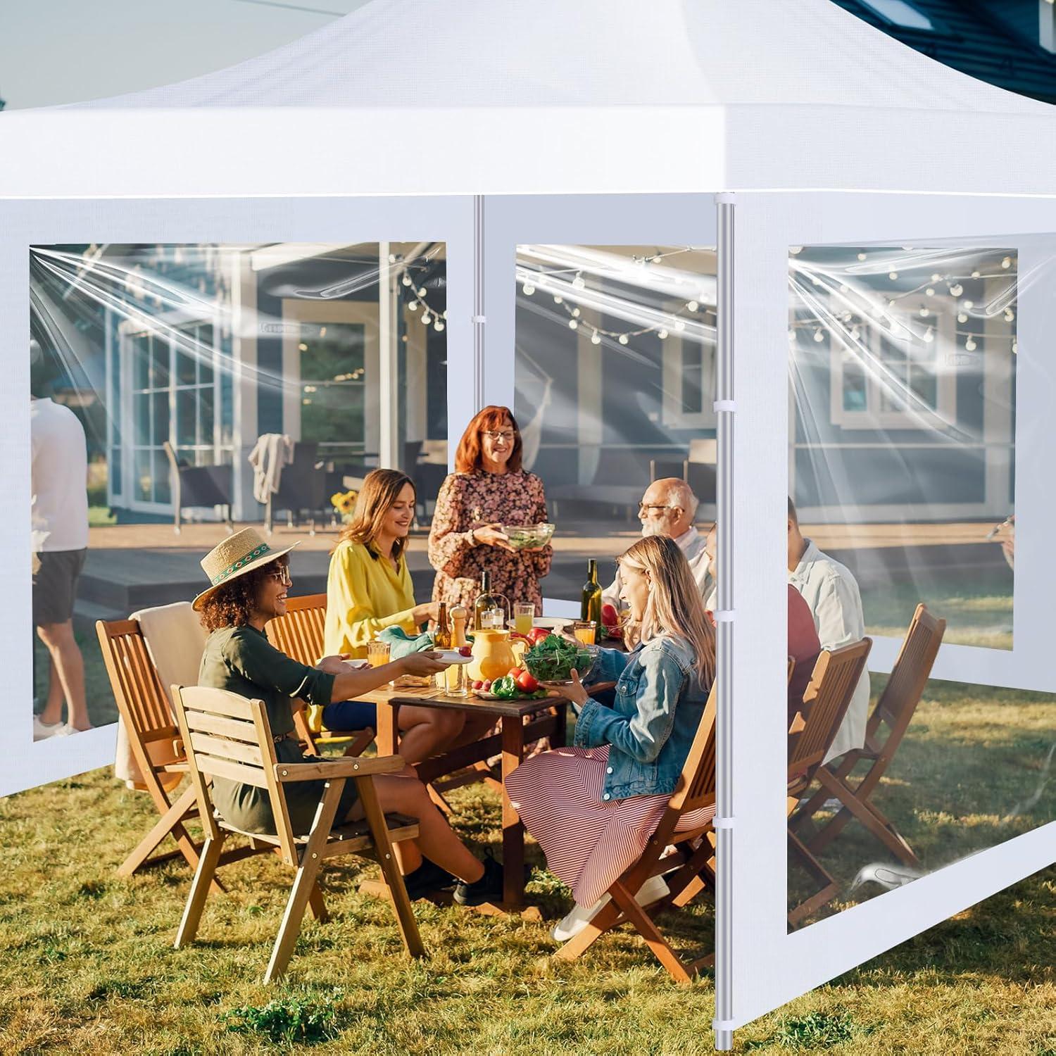 Paredes Laterales Transparentes SmoothNovelty 3 Pcs 2.18x3.05m