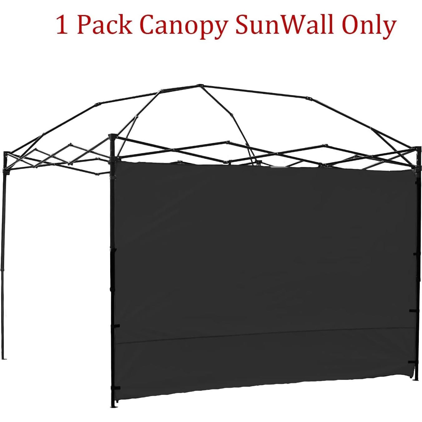 Pared Lateral Oscura Senmortar 3x3m para Carpa Instantánea