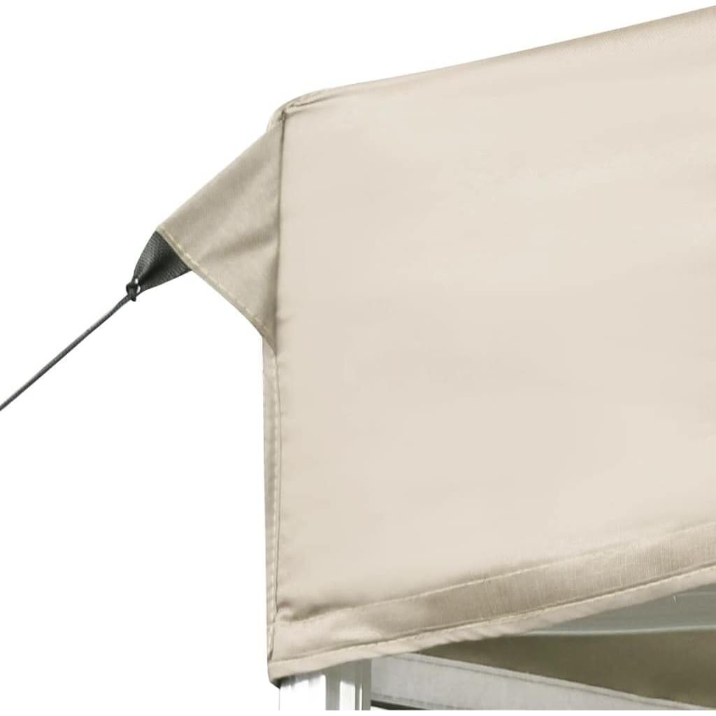 Elegant Folding Party Tent for Outdoor Gatherings, Waterproof and Durable, BBQs and Family Events, Cream 19.7'x9.8'
