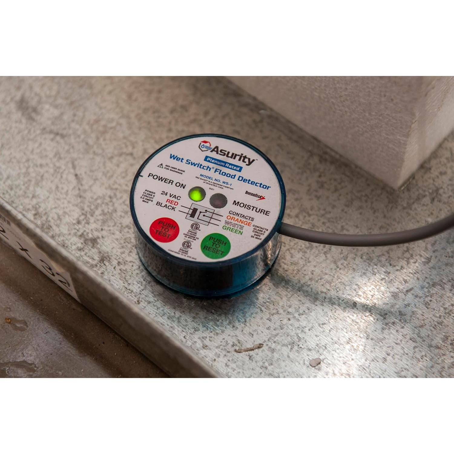 Detector de Inundación Diversitech Wet Switch WS-1 19x10x4cm