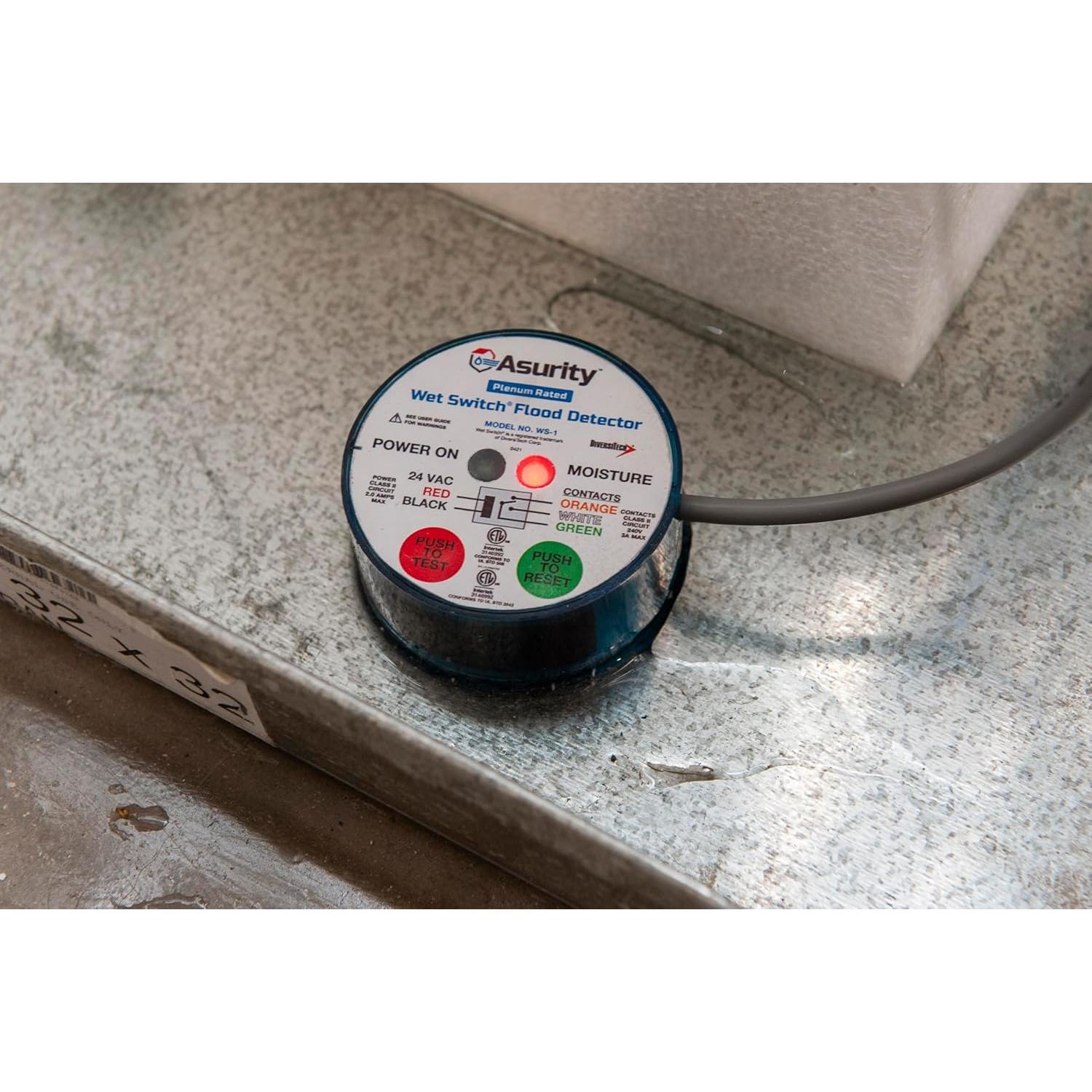 Detector de Inundación Diversitech Wet Switch WS-1 19x10x4cm