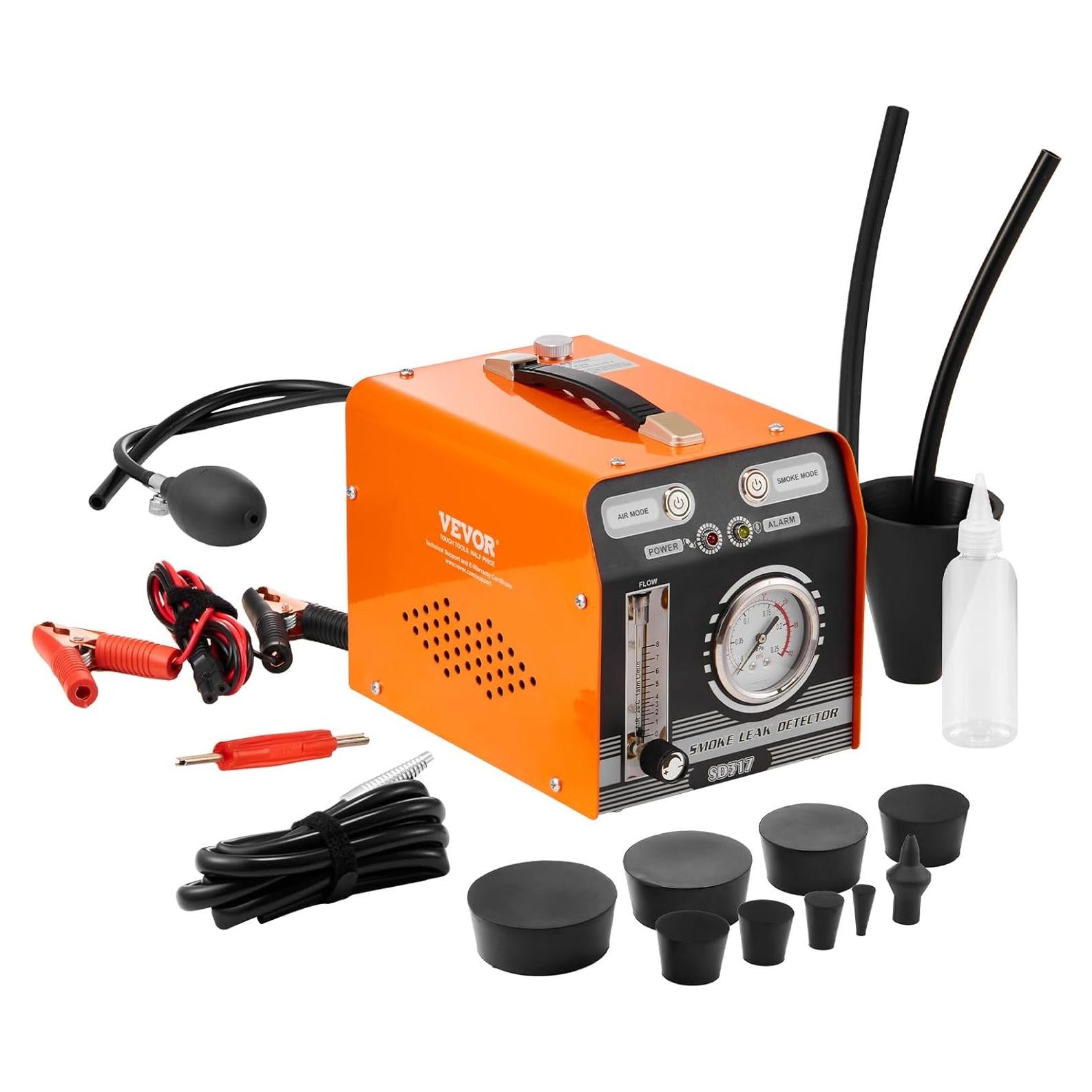 Detector de Fugas de Humo VEVOR SD317 con Medidor de Flujo