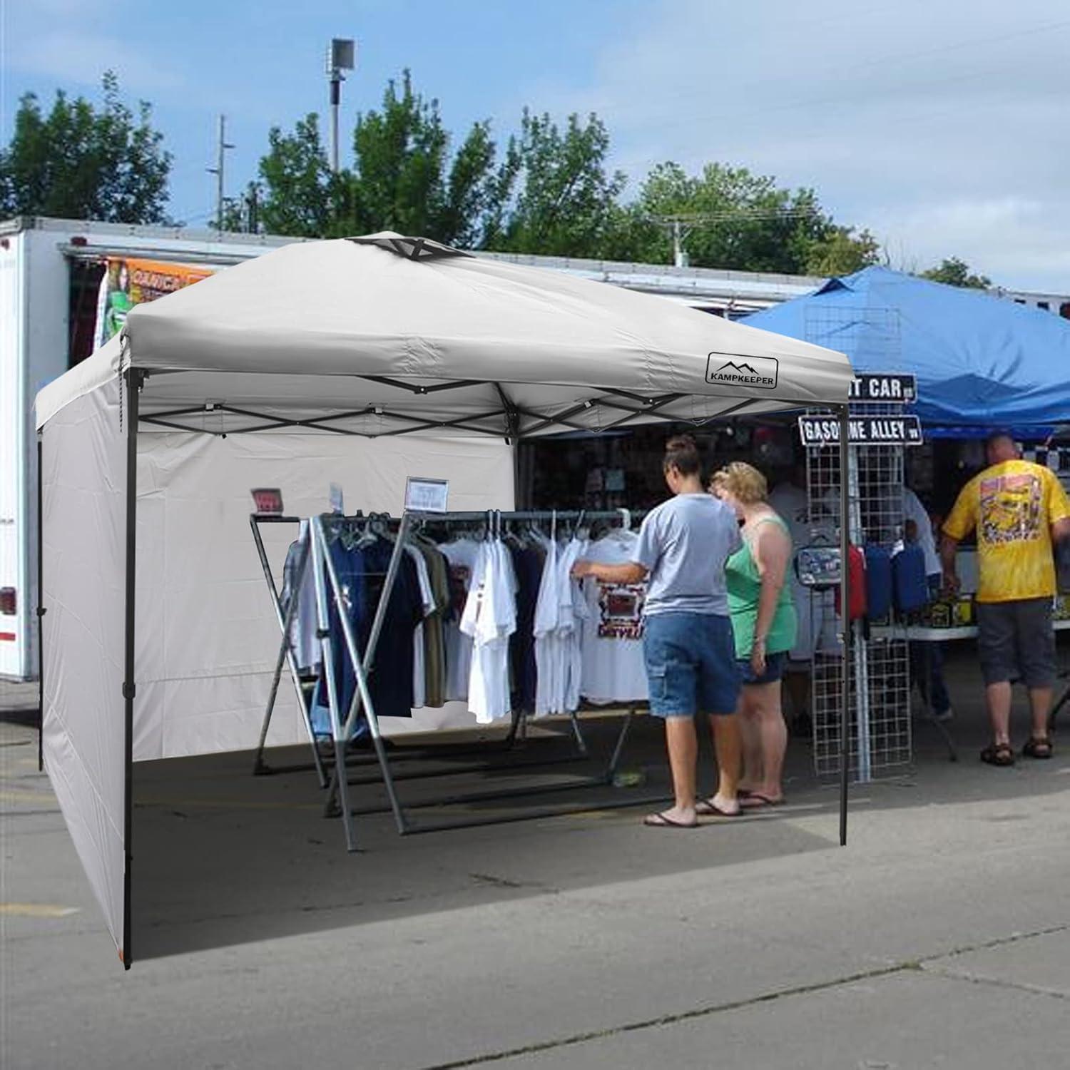 Paredes Laterales de Carpa KAMPKEEPER 10x10, 3 Piezas, UPF50+