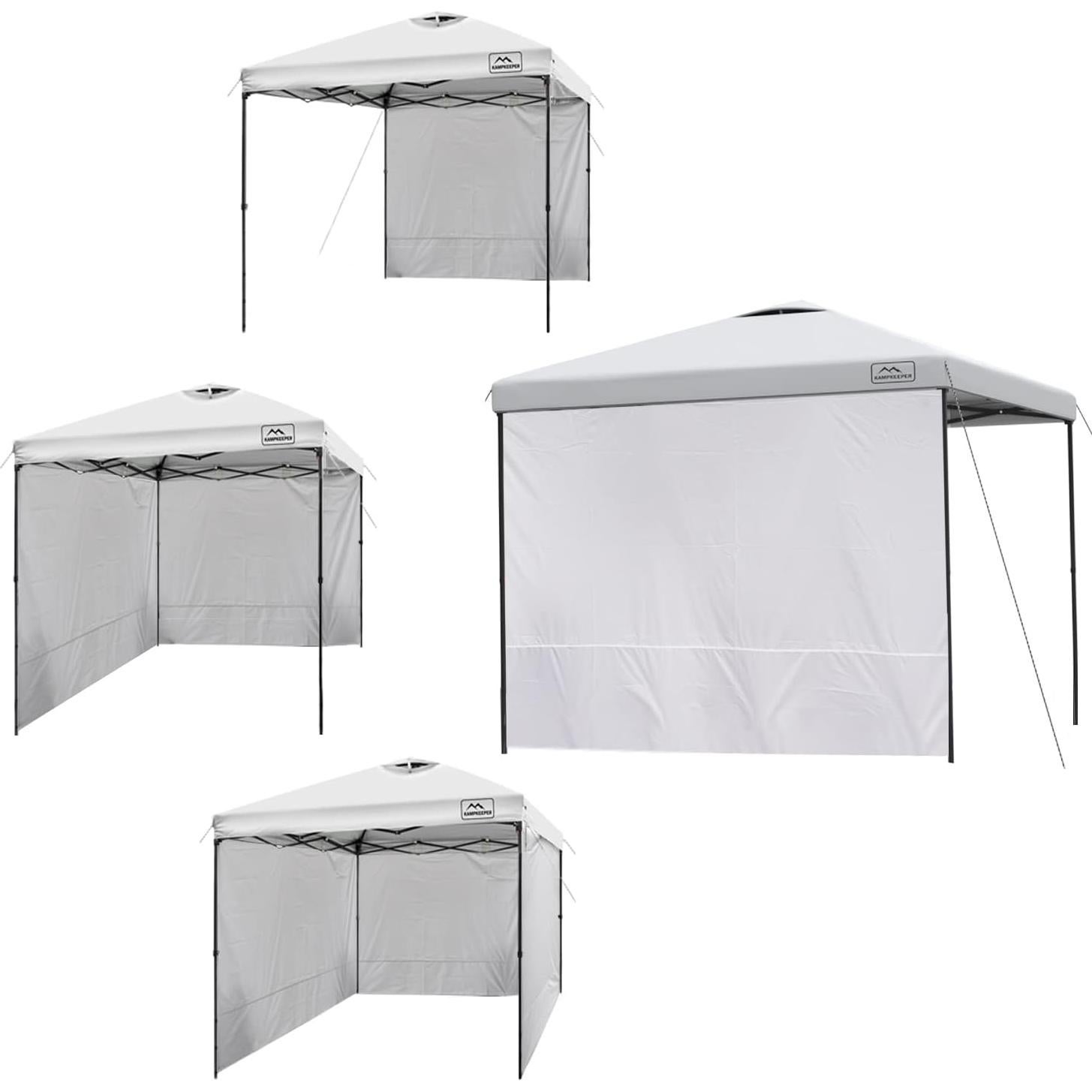 Paredes Laterales de Carpa KAMPKEEPER 10x10, 3 Piezas, UPF50+