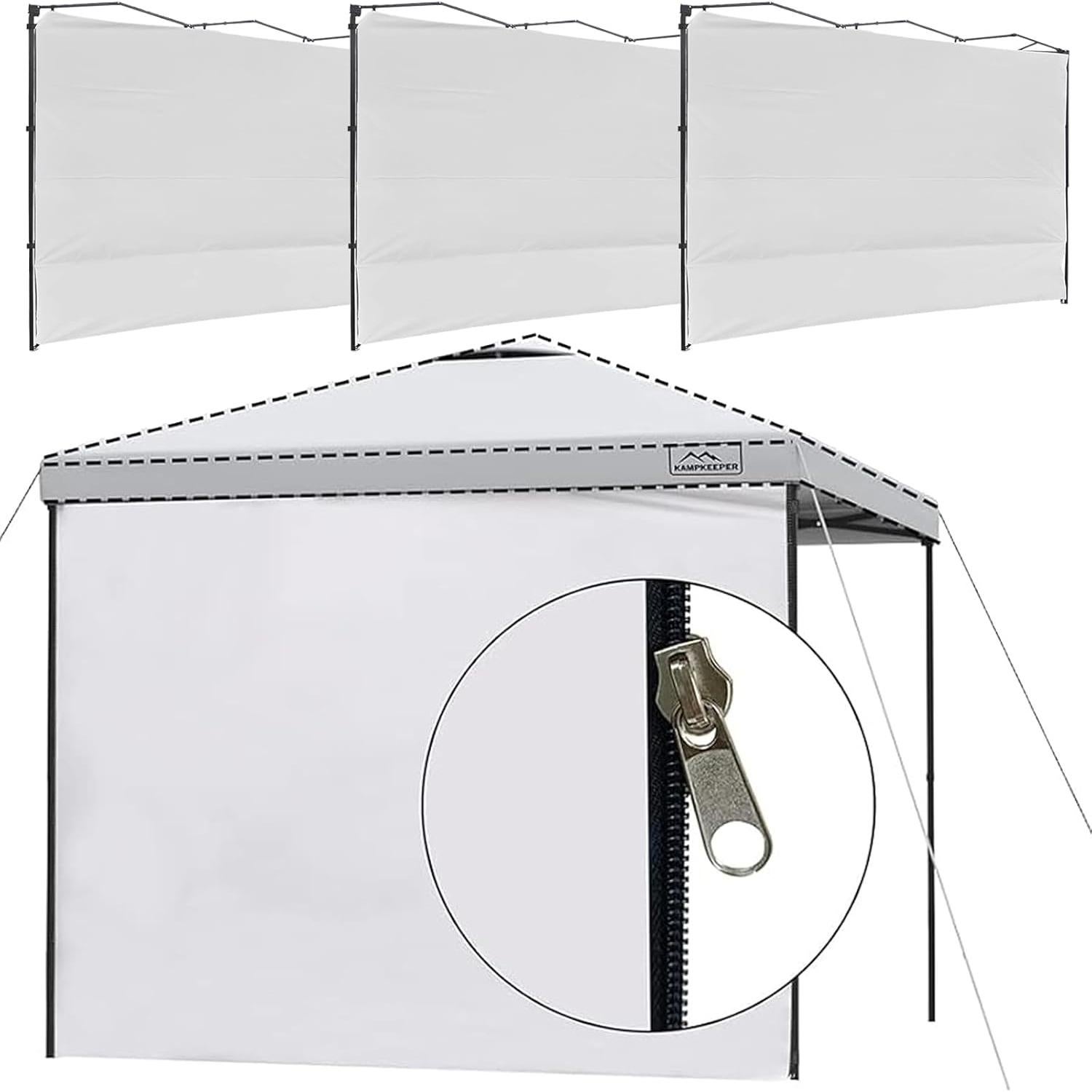 Paredes Laterales de Carpa KAMPKEEPER 10x10, 3 Piezas, UPF50+