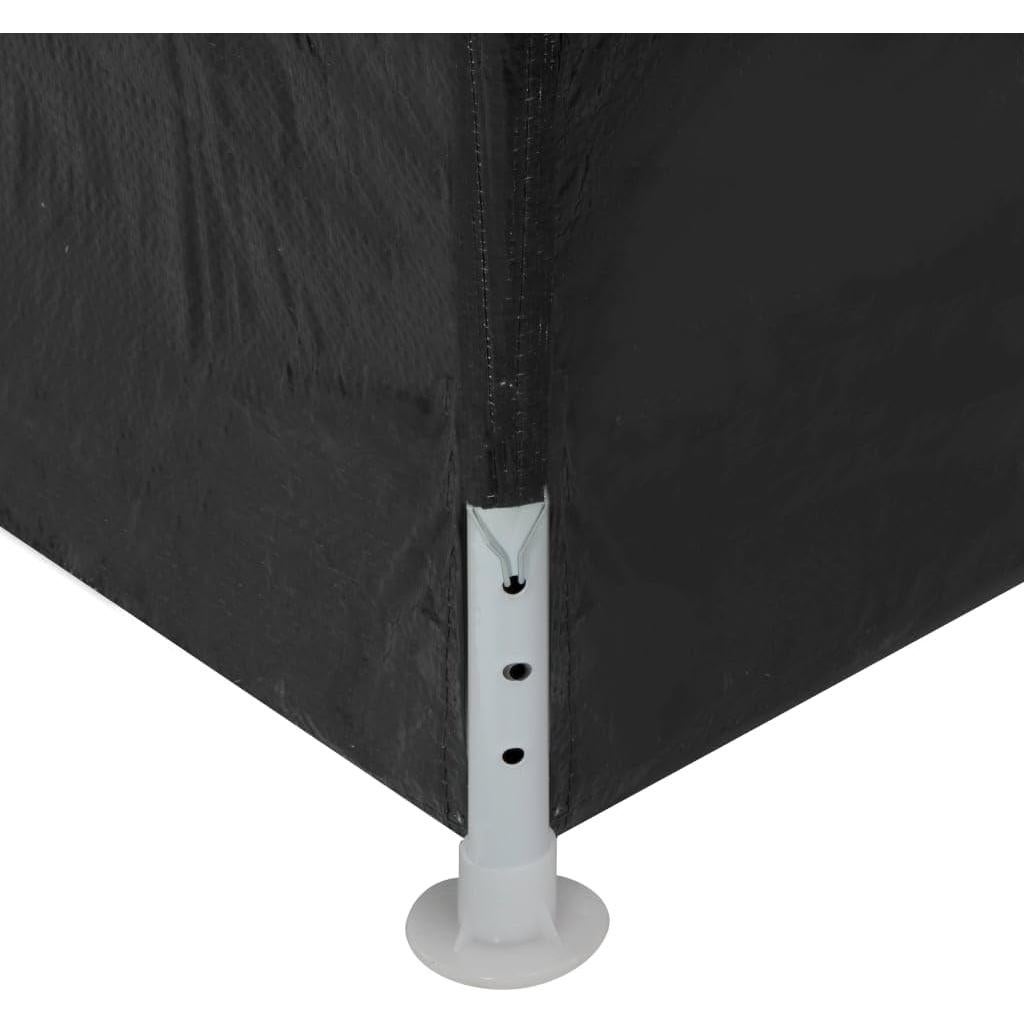 Carpa de Fiesta GeoHome 9x3m Antracita Resistente al Agua