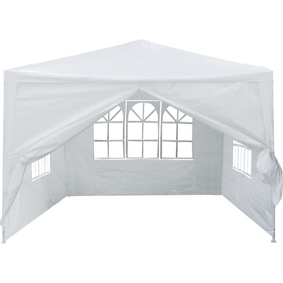 Carpa de Patio 3x3 m AW Blanca con Paredes Desmontables