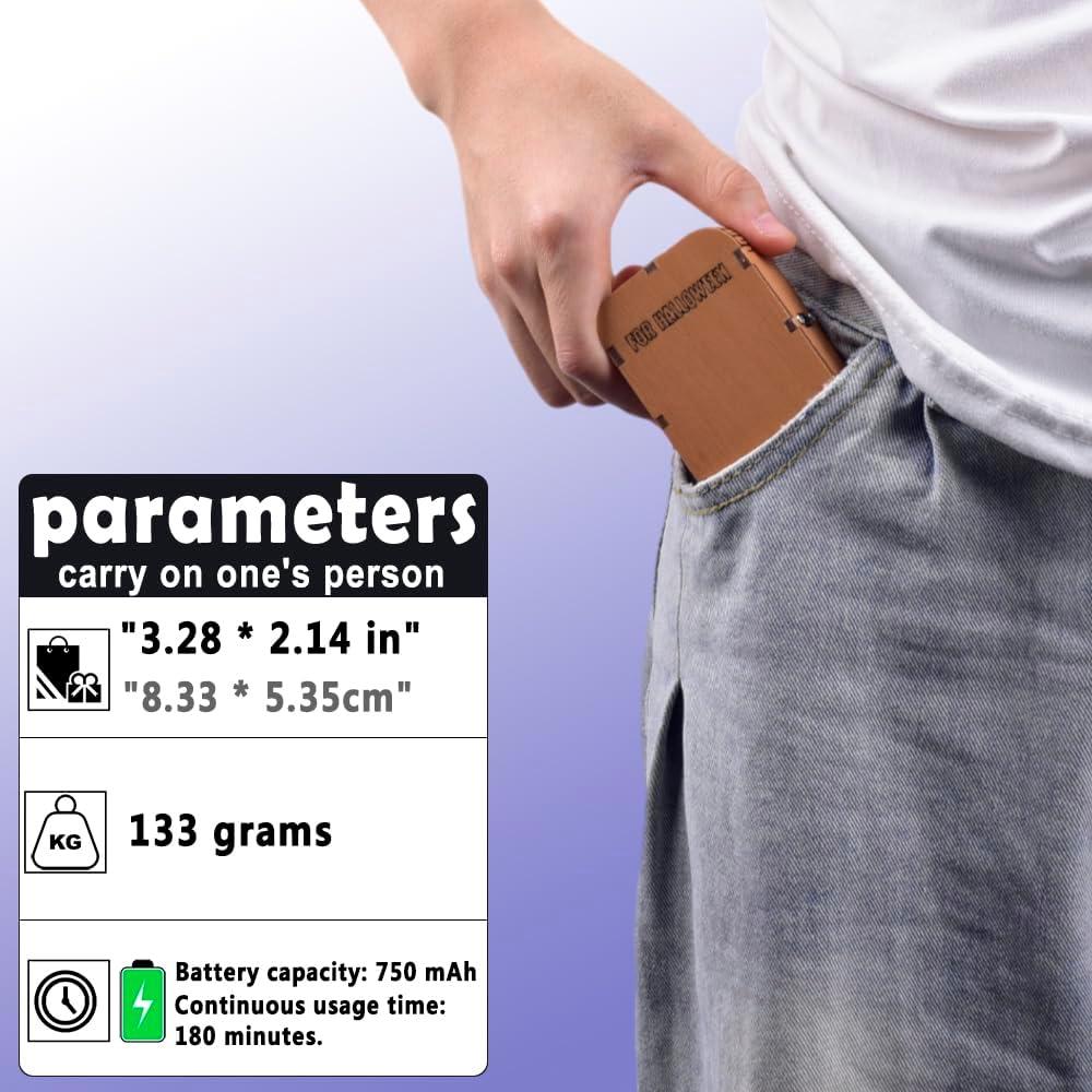 Máquina de humo portátil Rhomba SMR-1738 con control remoto