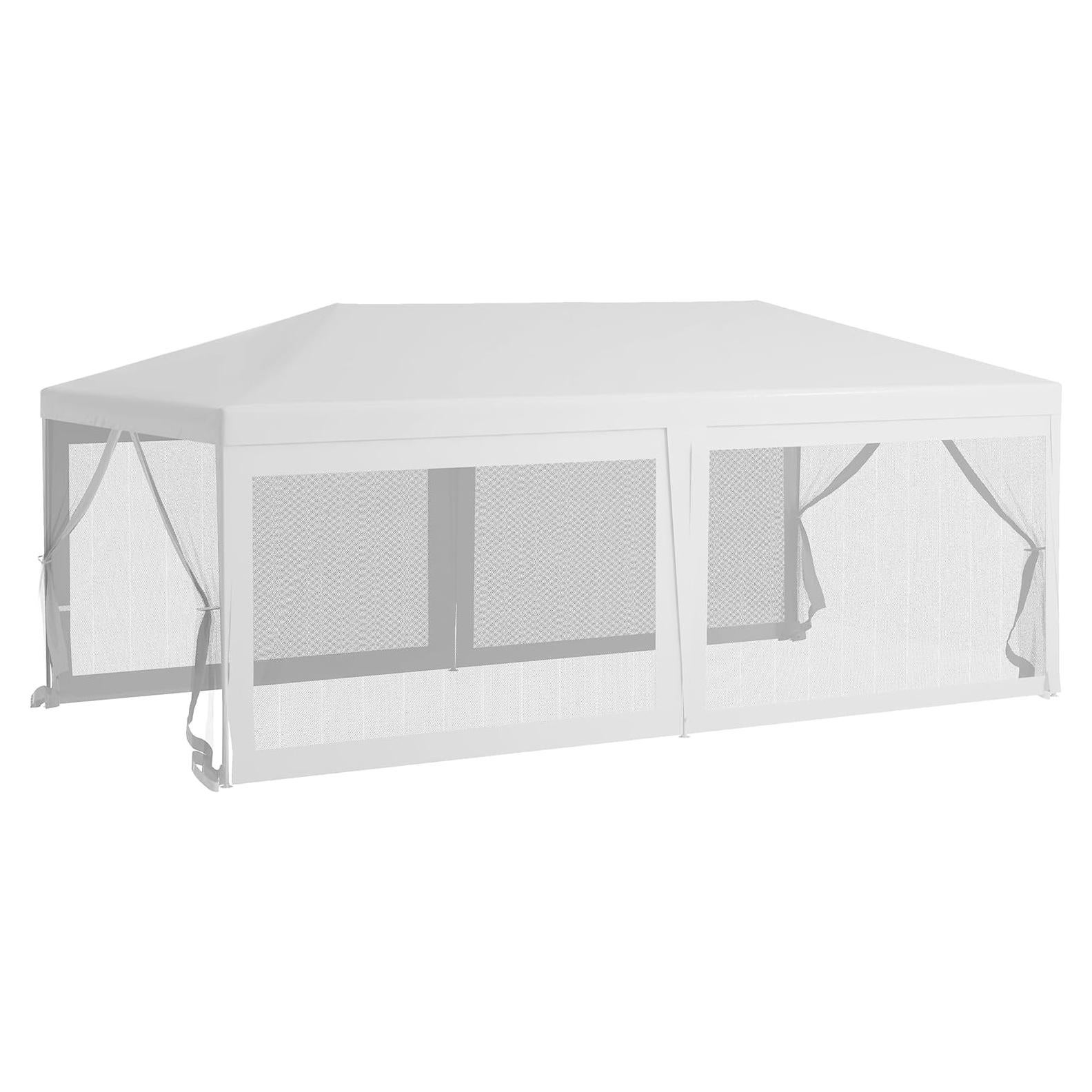 Carpa de Fiesta 5.84 m x 2.95 m SeeTruth con Paredes Removibles