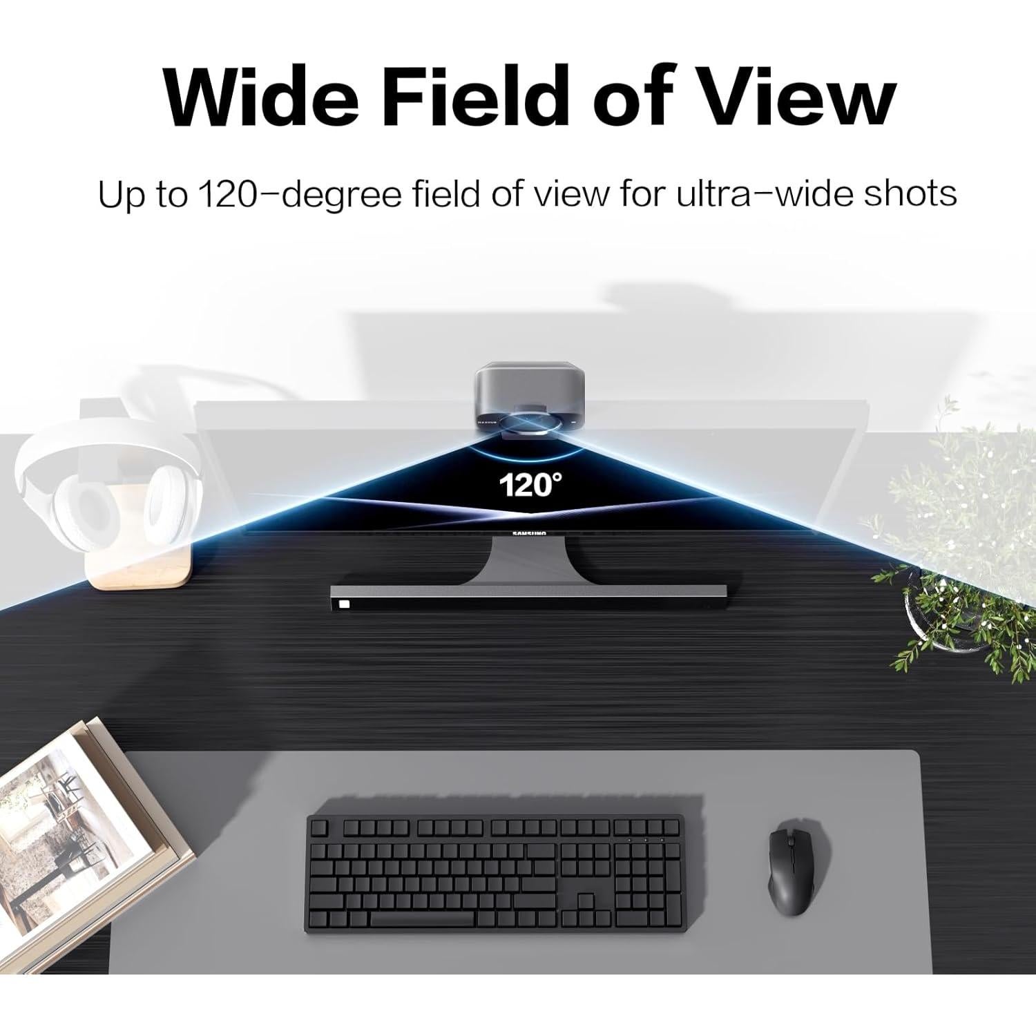 Cámara Web 4K MAXHUB UC W31 USB con Enfoque Automático