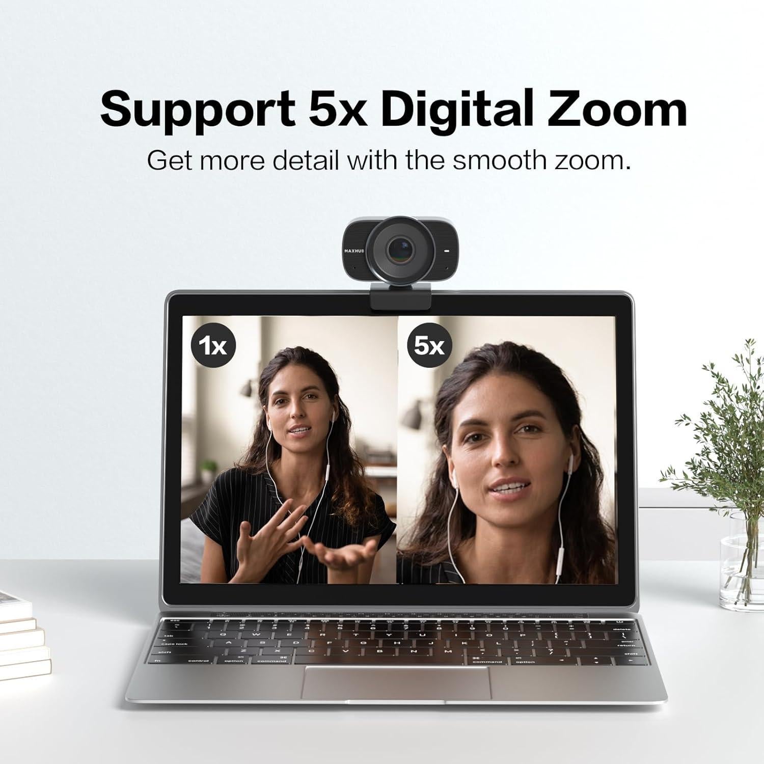 Cámara Web 4K MAXHUB UC W31 USB con Enfoque Automático