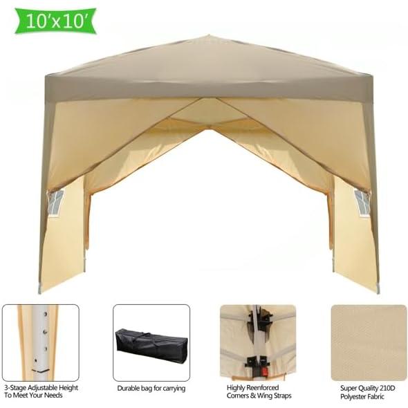 Carpa Plegable Impermeable 3x3m HopeHope - Sombra para Eventos