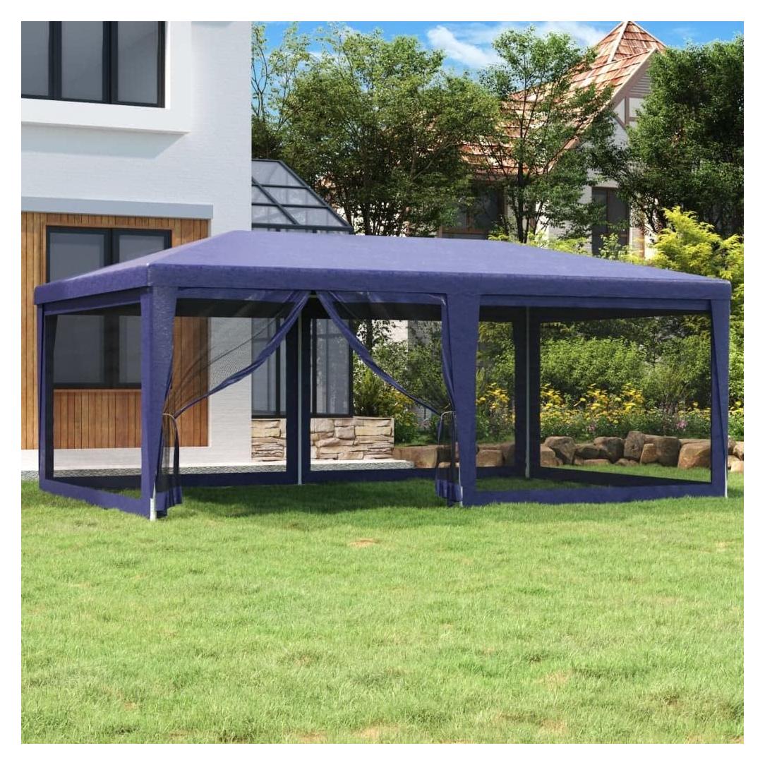 Carpa de Fiesta YELWHI 2.01x4.88m con 6 Paredes de Malla