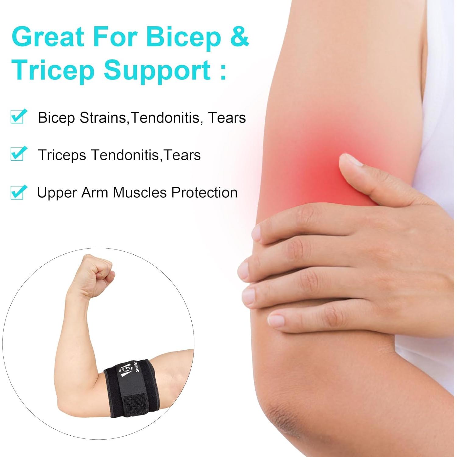 Manga de Compresión GenetGo para Tendinitis de Bíceps y Tríceps