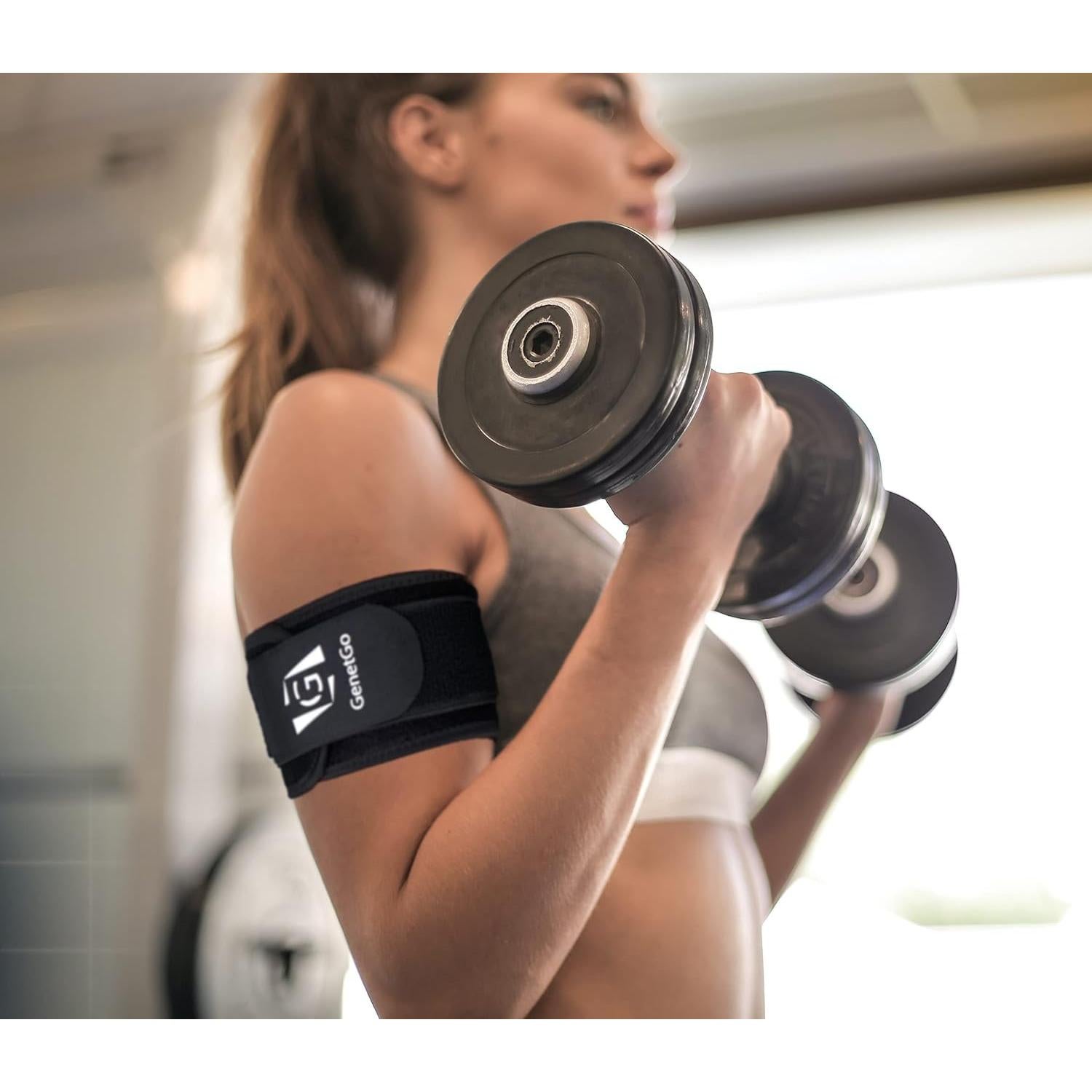 Manga de Compresión GenetGo para Tendinitis de Bíceps y Tríceps